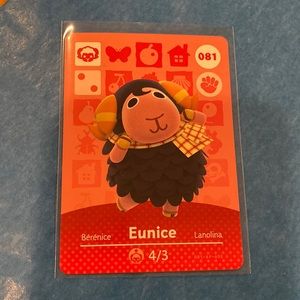 Genuine ACNH amiibo Eunice